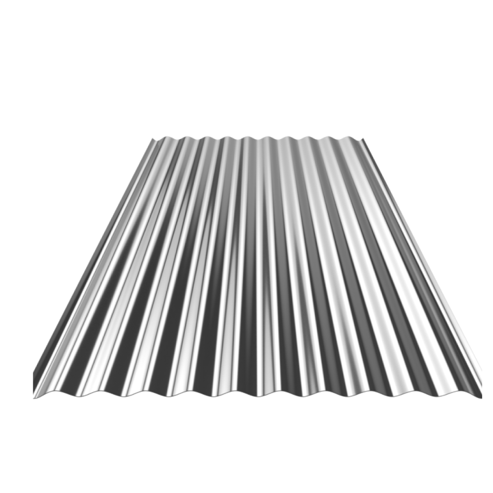 Защитный экран оцинкованный (гофр.лист)