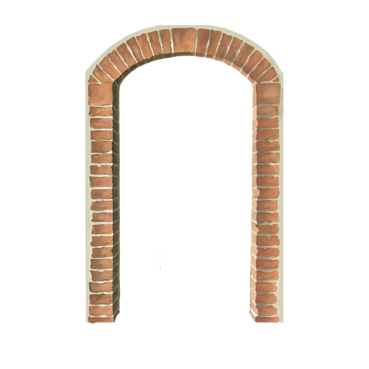 Проем под двери, арки и т.д.: в кирпиче (1/2 кирпича), устройство