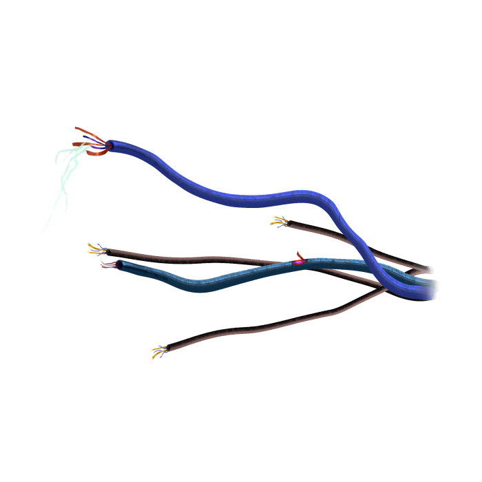 Демонтаж электропроводки