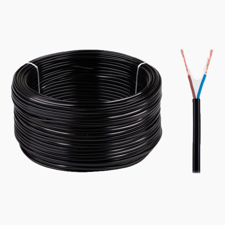 Крепление силового кабеля до 6 мм.кв. на тросах