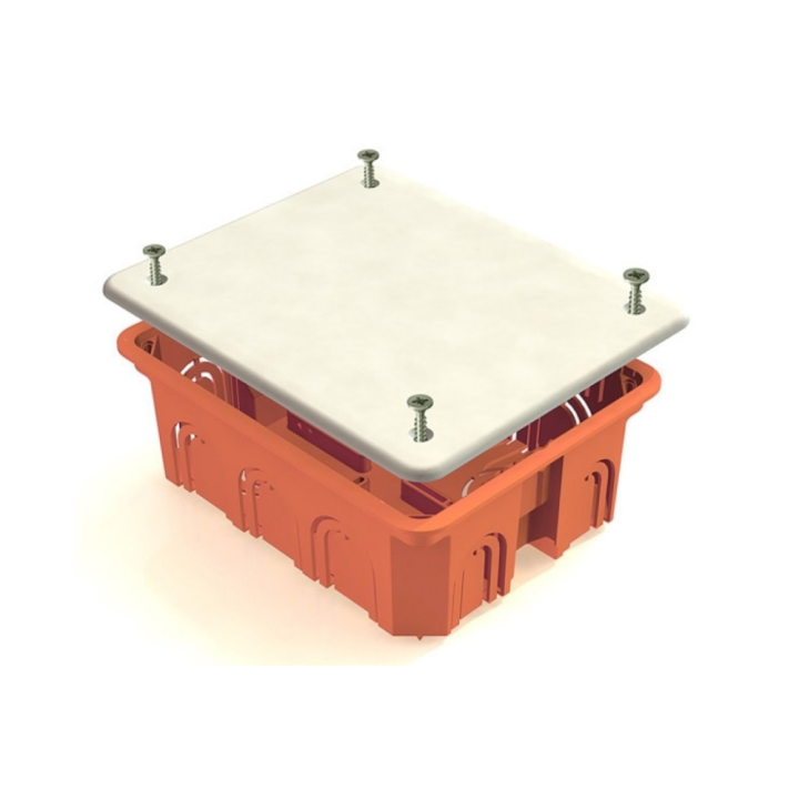 Установка распаечной коробки в бетон