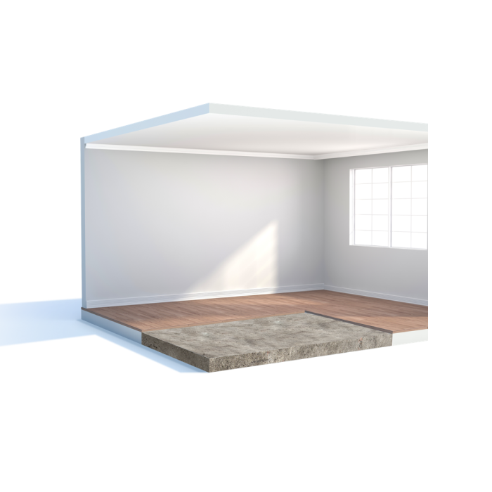 Монтаж натяжного потолка (без материала)